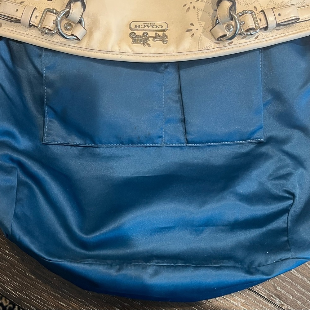 Coach 19624 Madison Tossed Laser Lindsey Satchel - Picture 9 of 12